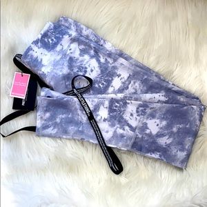 NWT PLT Blue Acid High Rise Gym Legging
